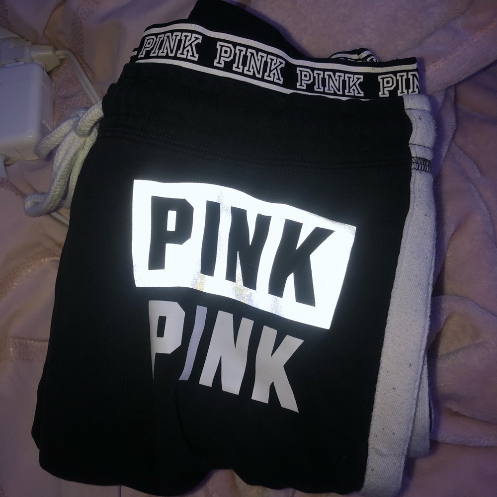 Pink victorious secret joggers